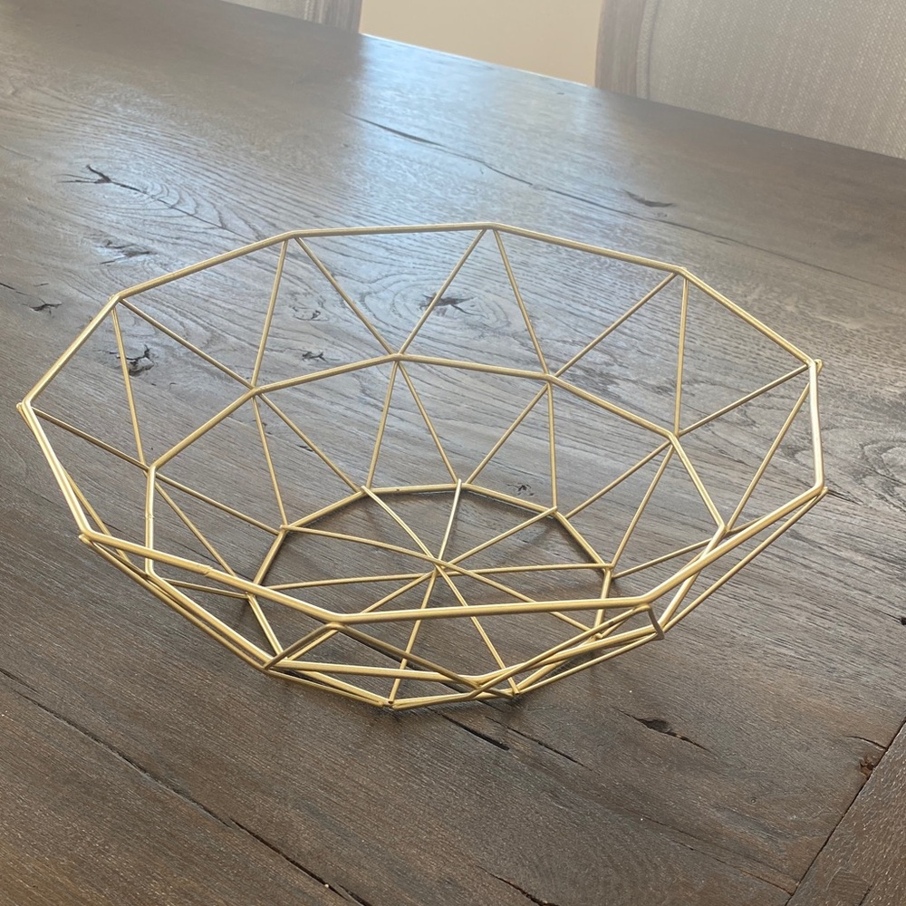 Gold Wire Basket